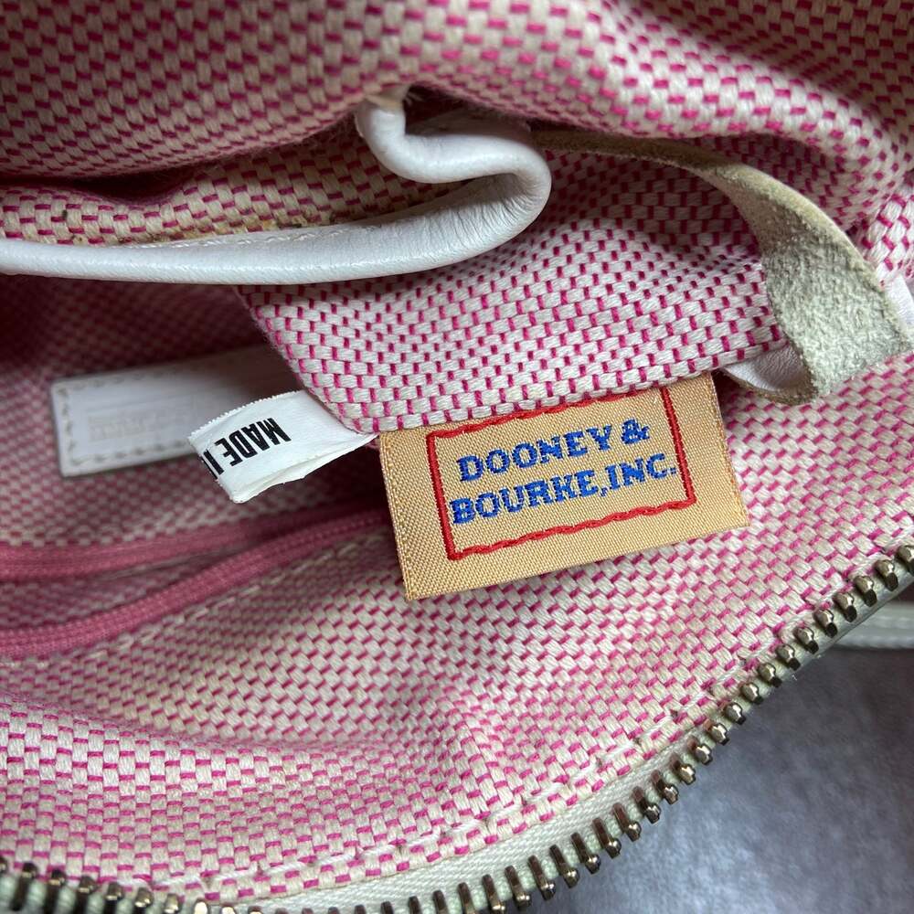 Dooney & Bourke Beige Letter Carrier Crossbody - Picture 4 of 10